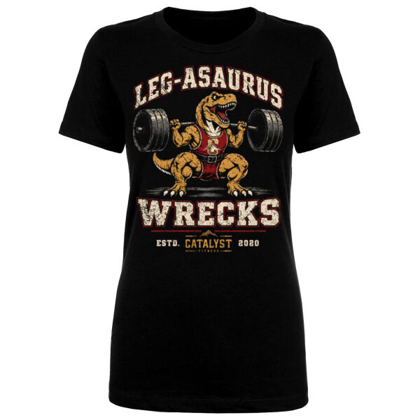 LEG-ASUAURUS WRECKS - WOMEN'S FITTED T-SHIRT Thumbnail