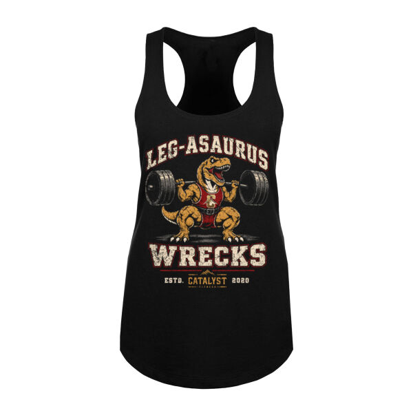 LEG-ASAURUS WRECKS - WOMEN'S FITTED TANK TOP Thumbnail